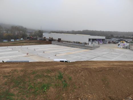 Batipro Athus Création surface de stockage